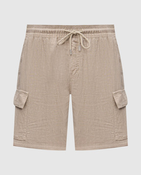 Vilebrequin Beige linen shorts BAIU3U01