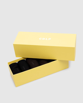 CDLP Set of socks with logo pattern MSO006122226