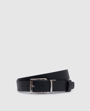Serapian EVOLUZIONE double sided leather belt with logo SREVLMBE705135PBG9