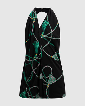 Gucci Black patterned top 291973