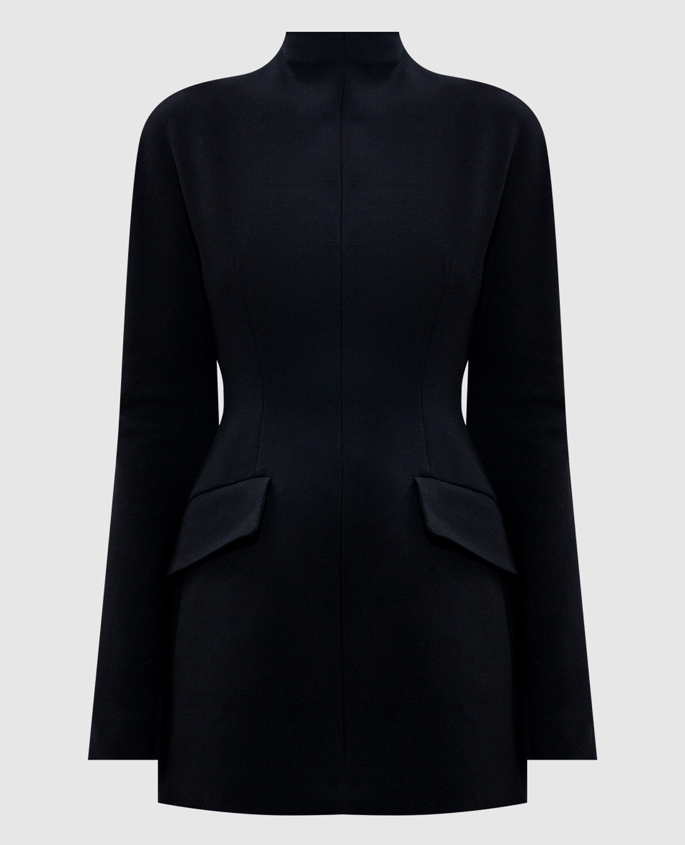 

Black TEFRITE mini dress with wool Max Mara Sportmax, Черный