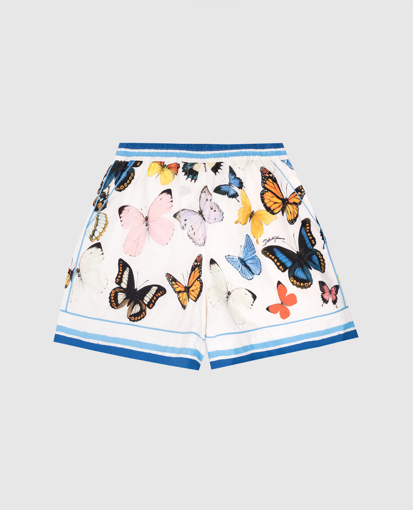 Children&#39;s white printed shorts Dolce&Gabbana