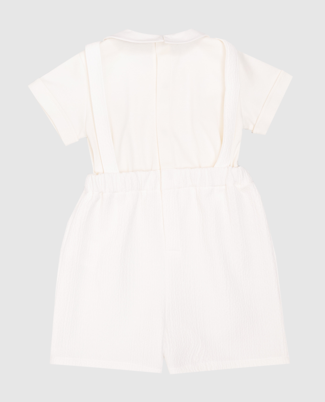 

Children's white jumpsuit with logo Dolce&Gabbana