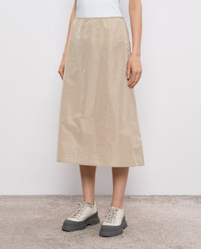 Sofie D`Hoore Beige midi skirt SOKOTOPO SOKOTOPOTA