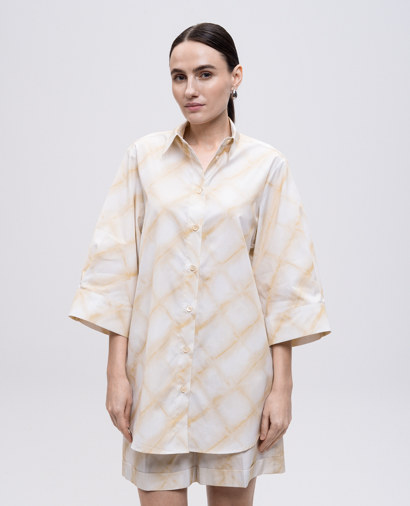 

White printed shirt Peserico