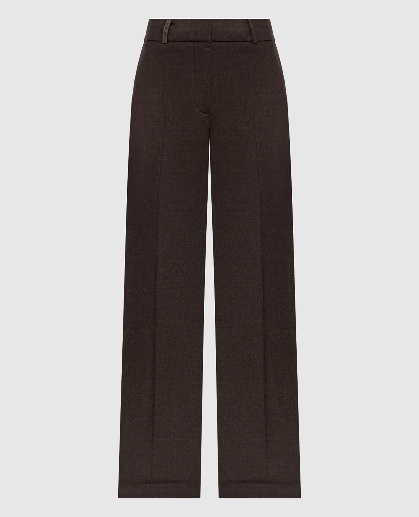

Brown wool and cashmere pants Peserico