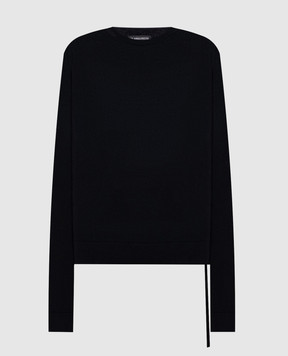 Ann Demeulemeester Black Nemi cashmere and silk jumper B0012515KN055