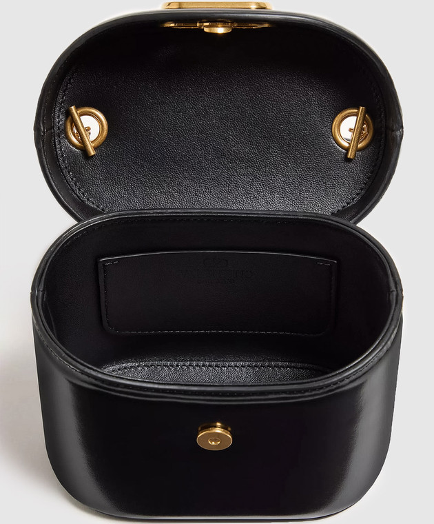 ショルダーバッグ・ポシェット VALENTINO BUCKET BAG (7W2B0R95GCB REN) Valentino - Vain black leather bucket bag 7W2B0R95GCB - shop