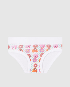 RiminiVeste Emy Bimba children's white panties with a print B2853