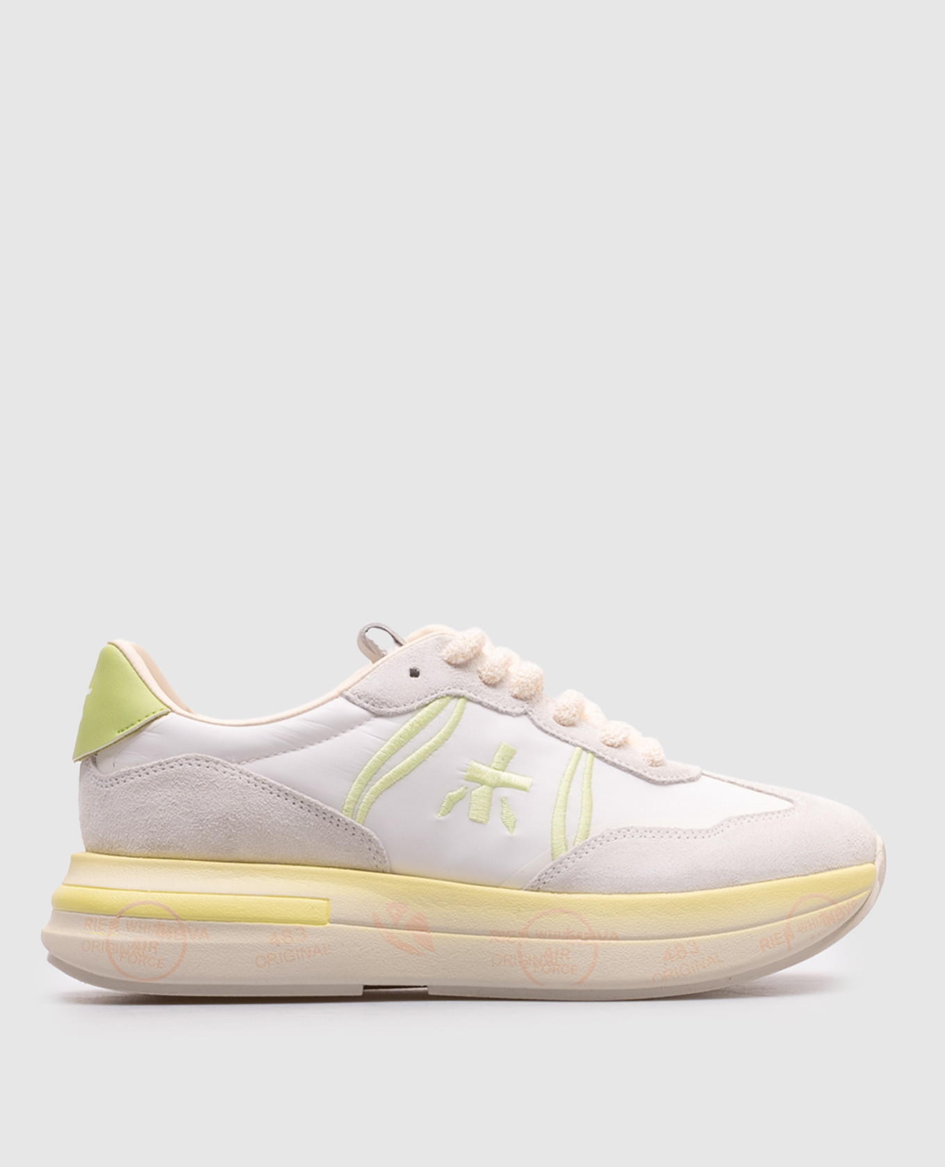 White CASSIE combination sneakers Premiata