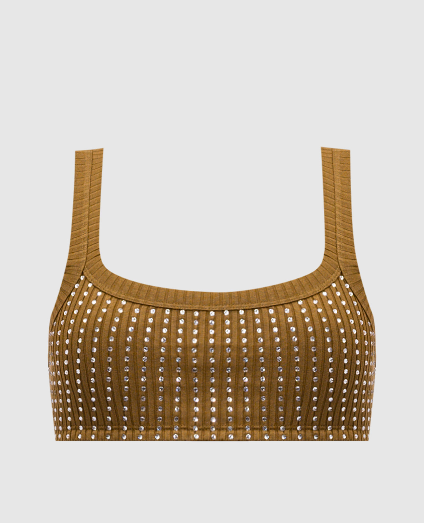 

Khaki top with crystals The Attico