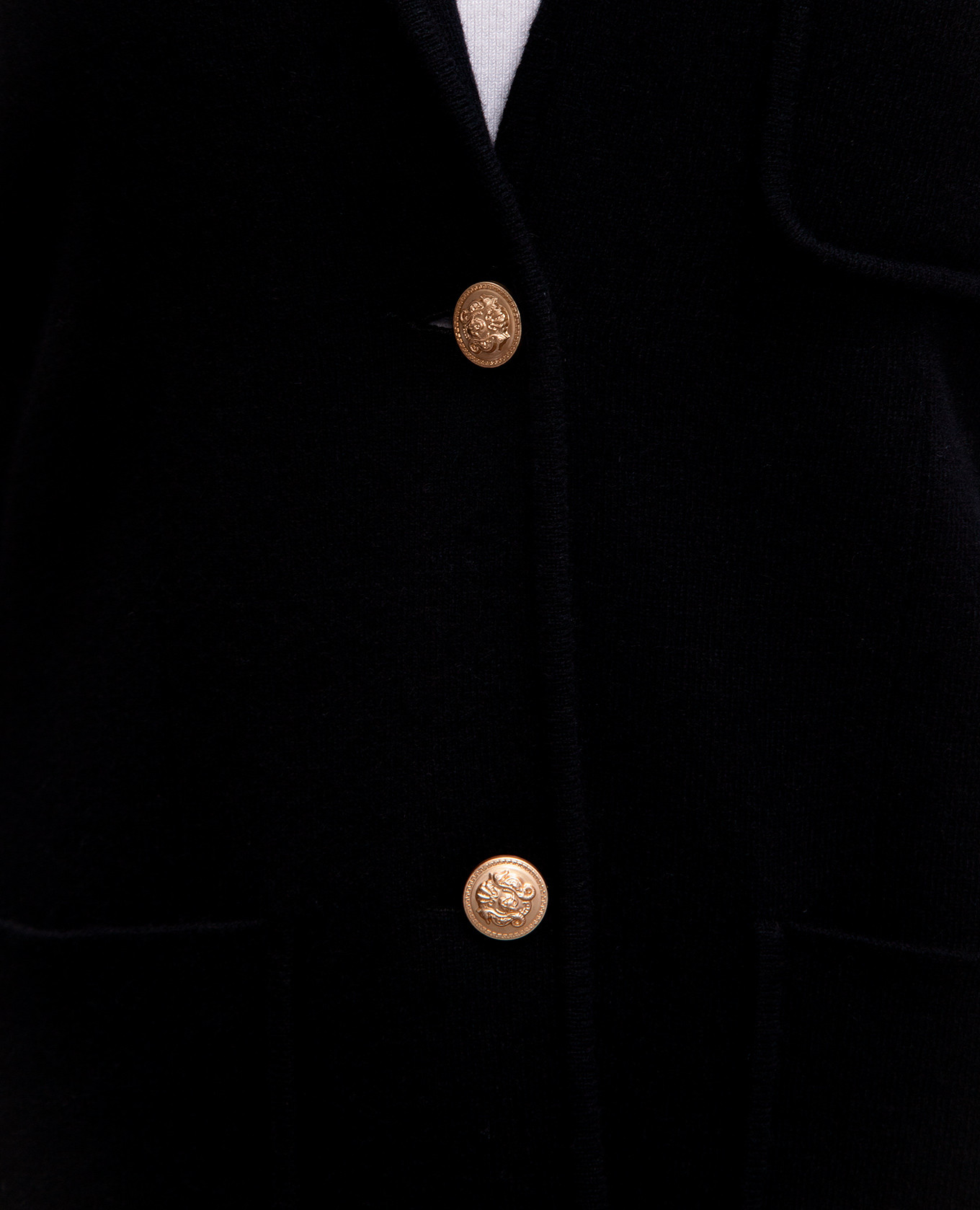 

Black wool and cashmere jacket Allude