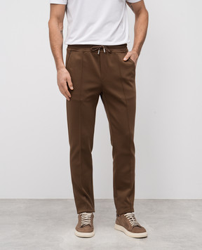 MooRER Brown Matthew sweatpants MATTHEWIT