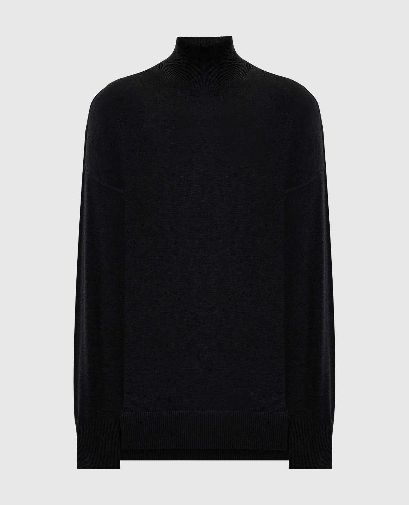 Black sweater with slits Twinset
