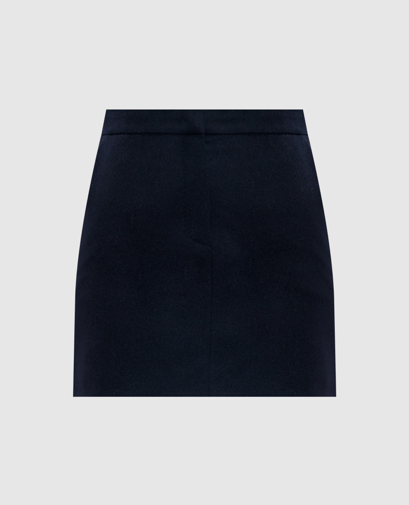 

ANCELLA blue camel wool mini skirt Max Mara