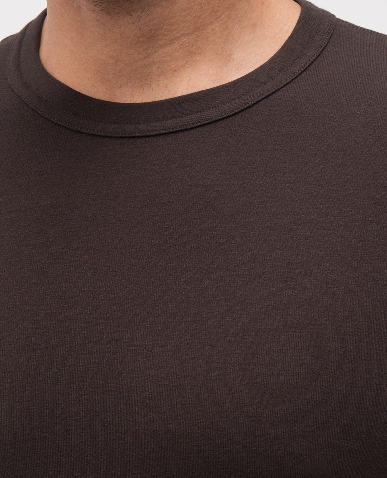 

Brown T-shirt with logo patch Tom Ford