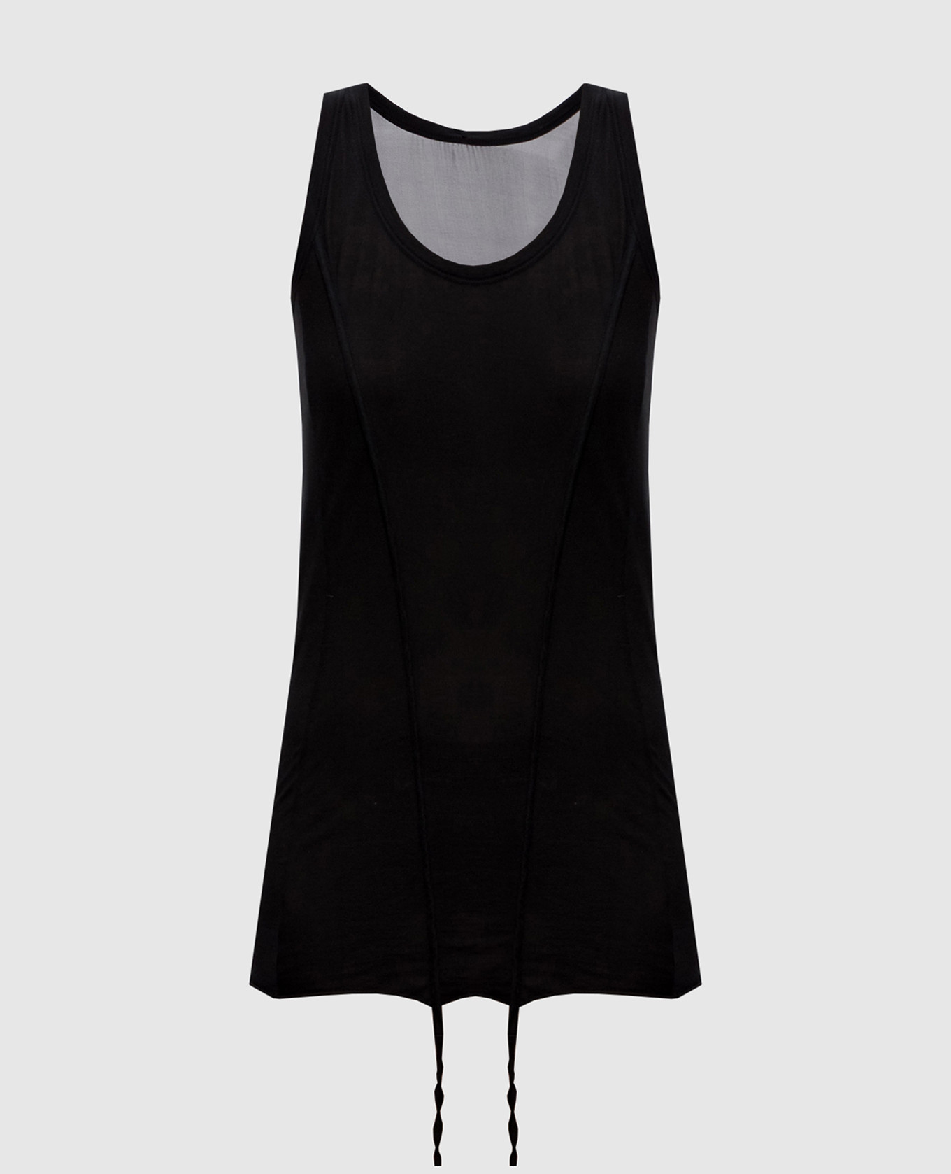 

Black top with silk Masnada