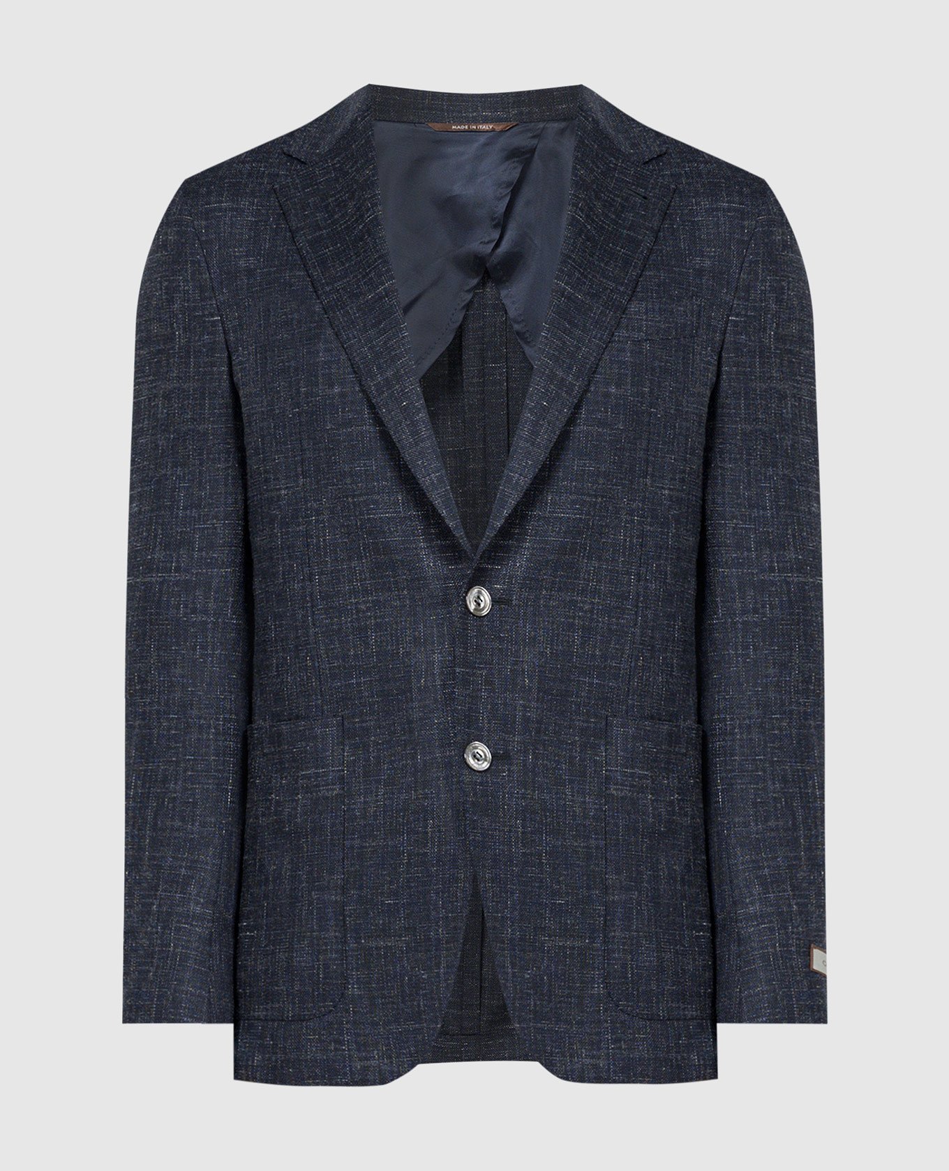 

Blue wool and linen jacket Canali