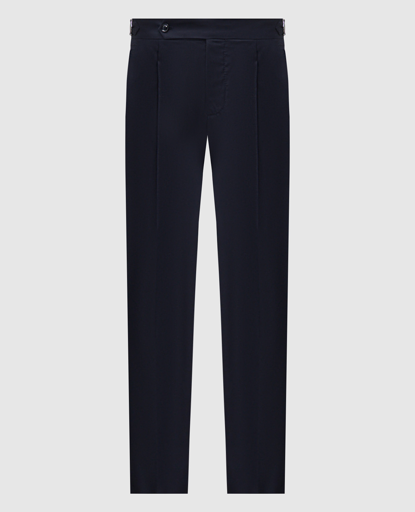 Blue wool and silk pants Brunello Cucinelli