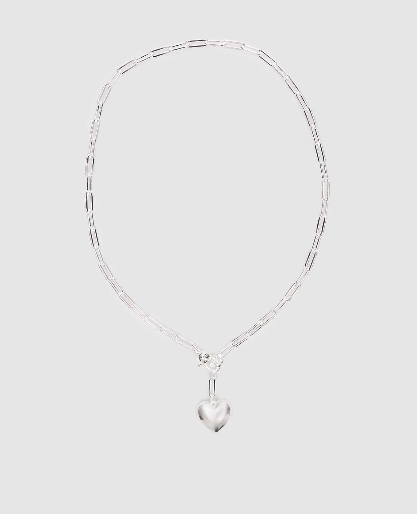 

Silver chain with a heart-shaped pendant Jenny Bird