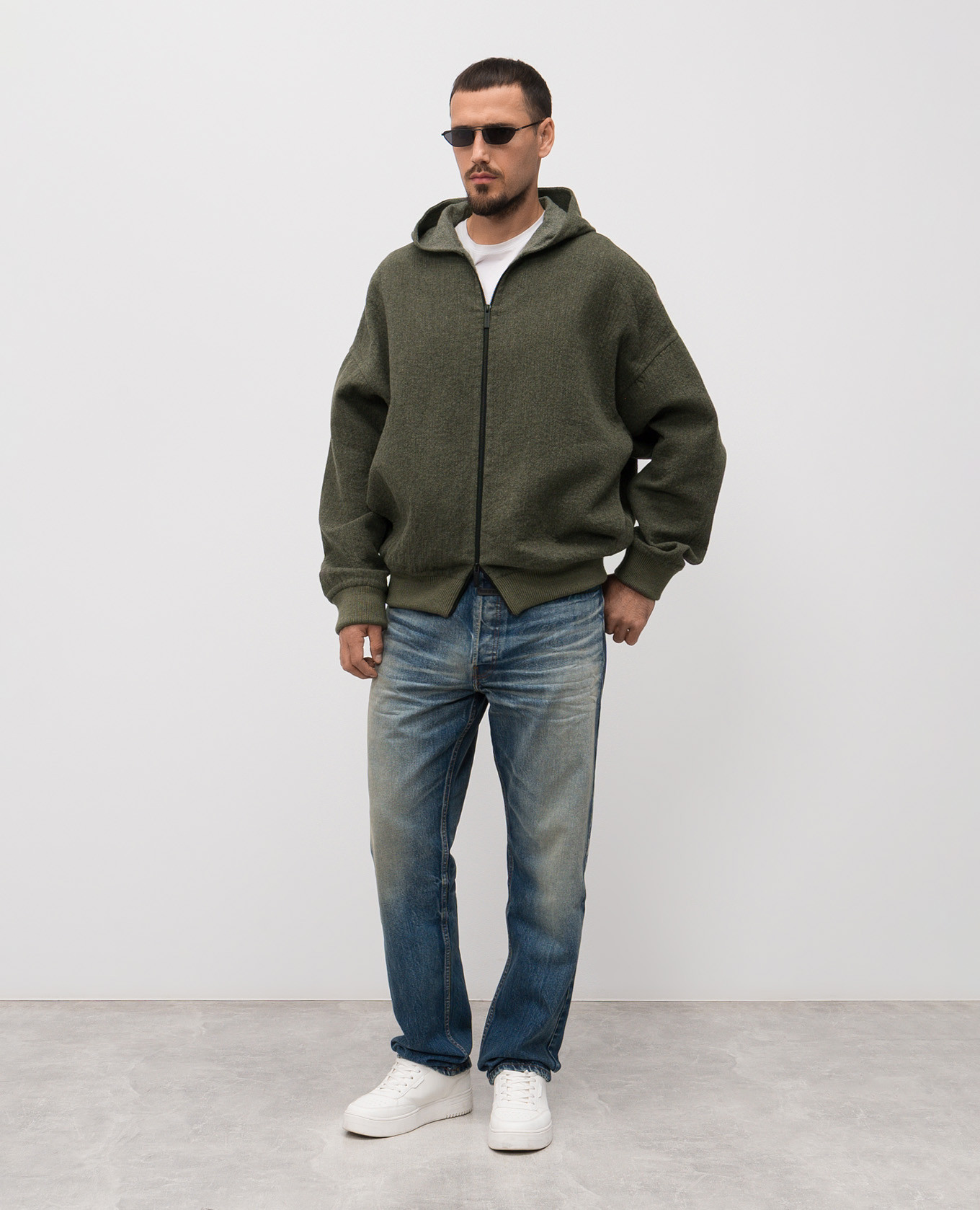 

Khaki wool sports jacket Fear of God