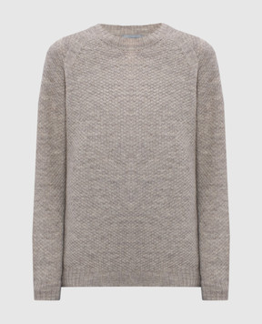 John Smedley Gray wool couper sweater COUPER