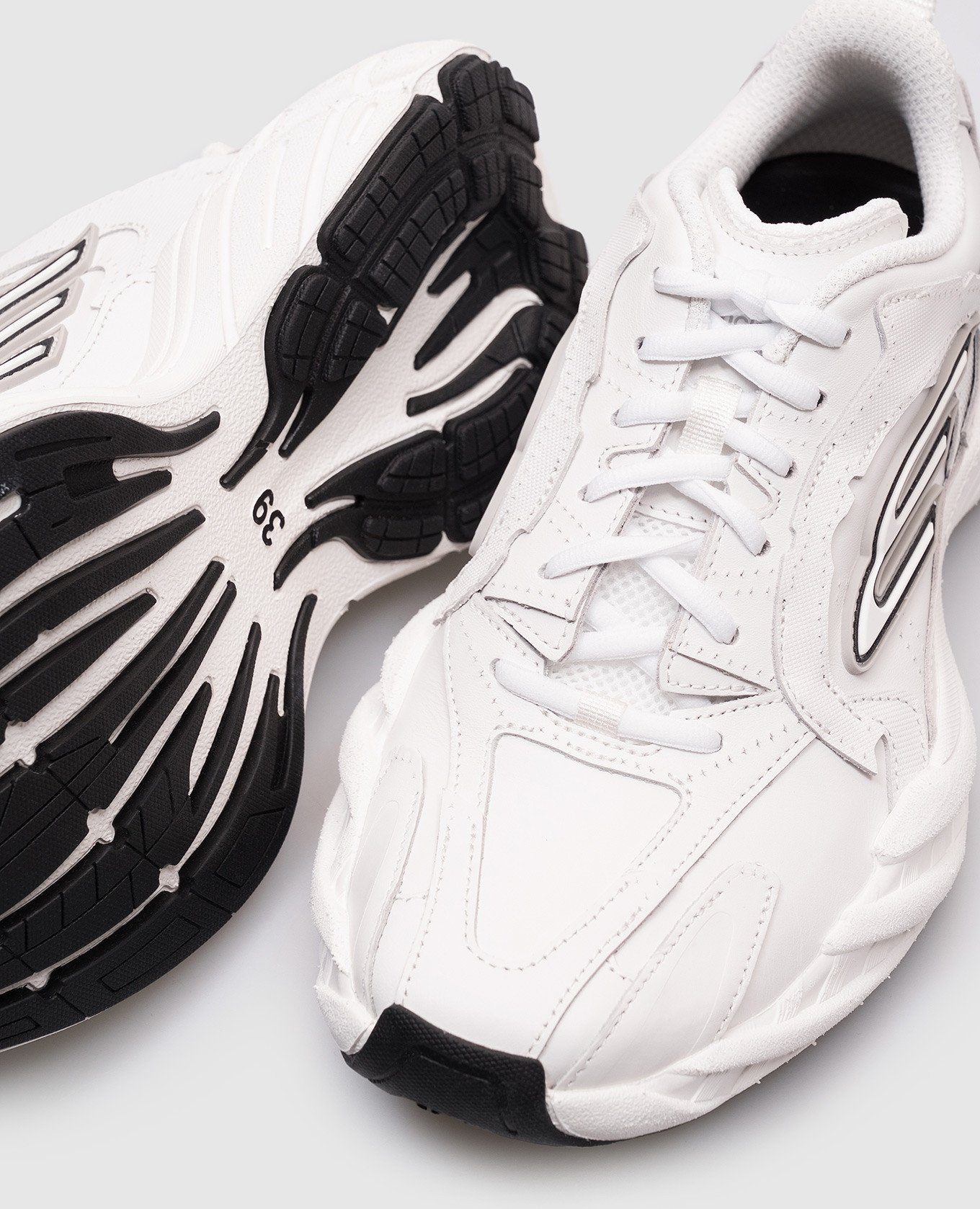 

White leather sneakers MONDAY Balenciaga