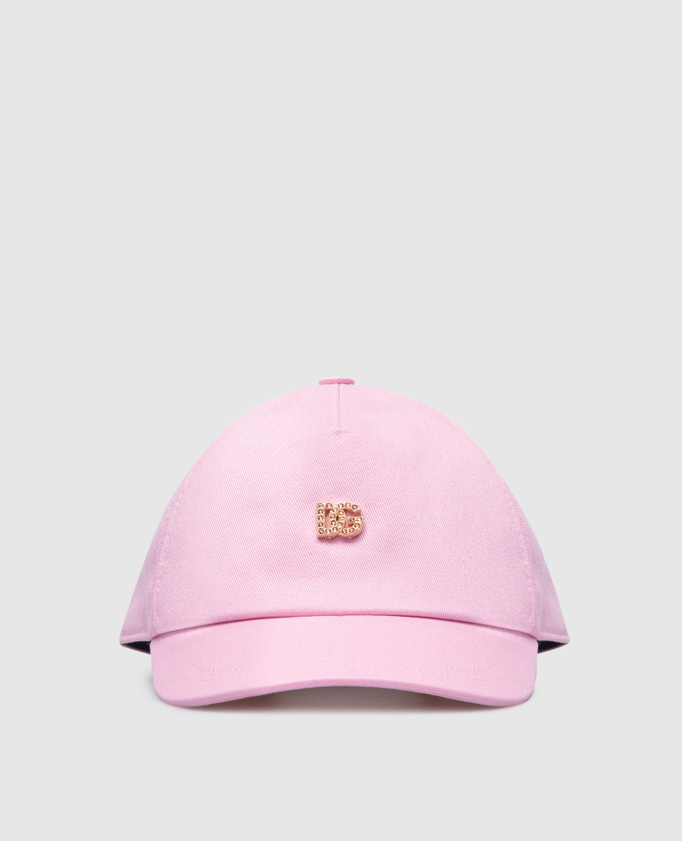 Nou Dolce&Gabbana Baby pink crystal logo cap