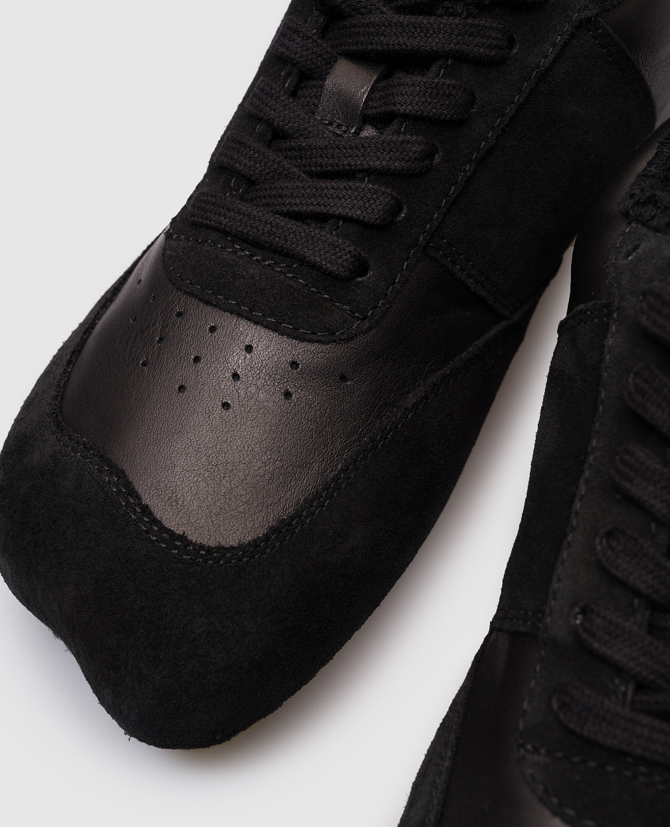 

Black leather anatomical sneakers Maison Margiela MM6