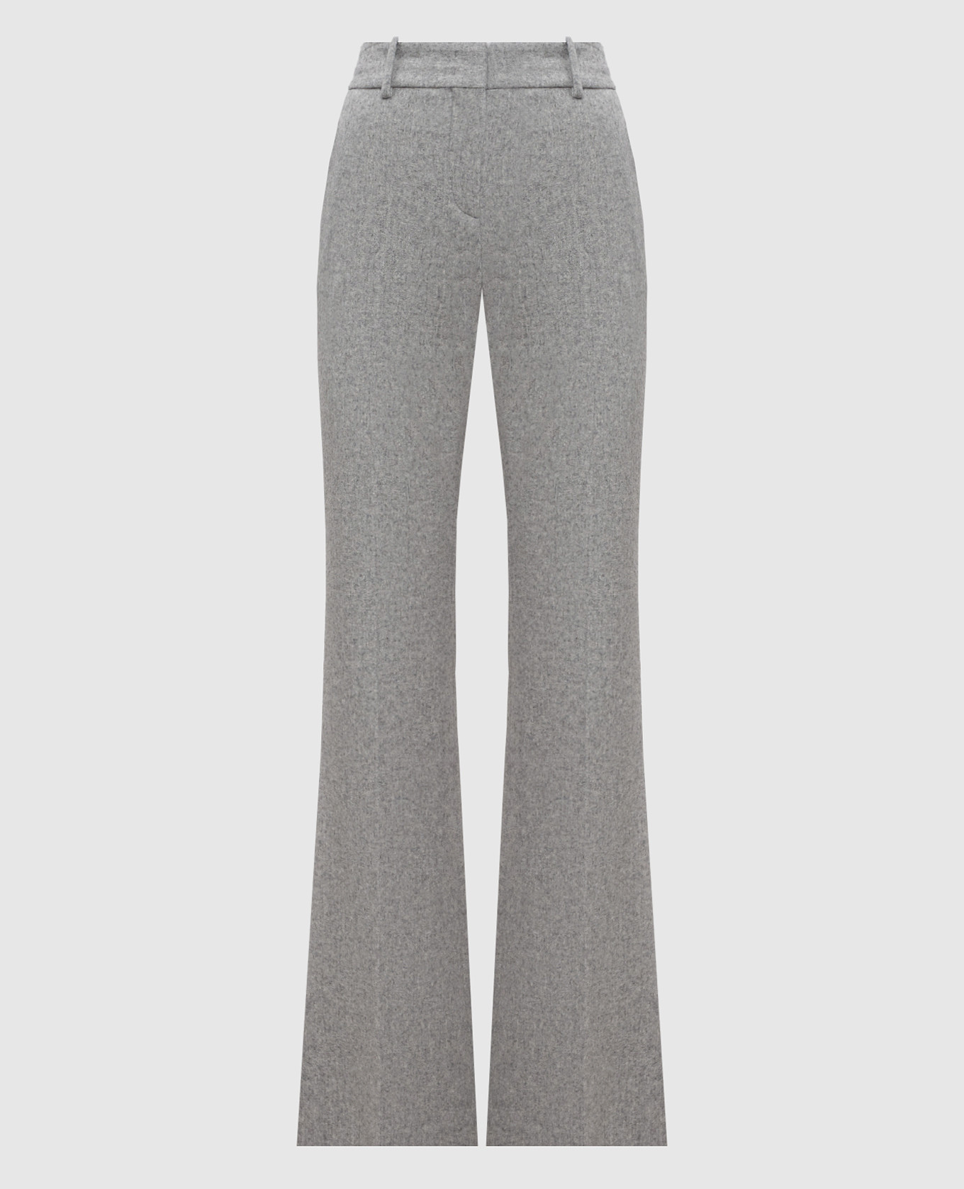 Gray flared pants with wool Ermanno Scervino