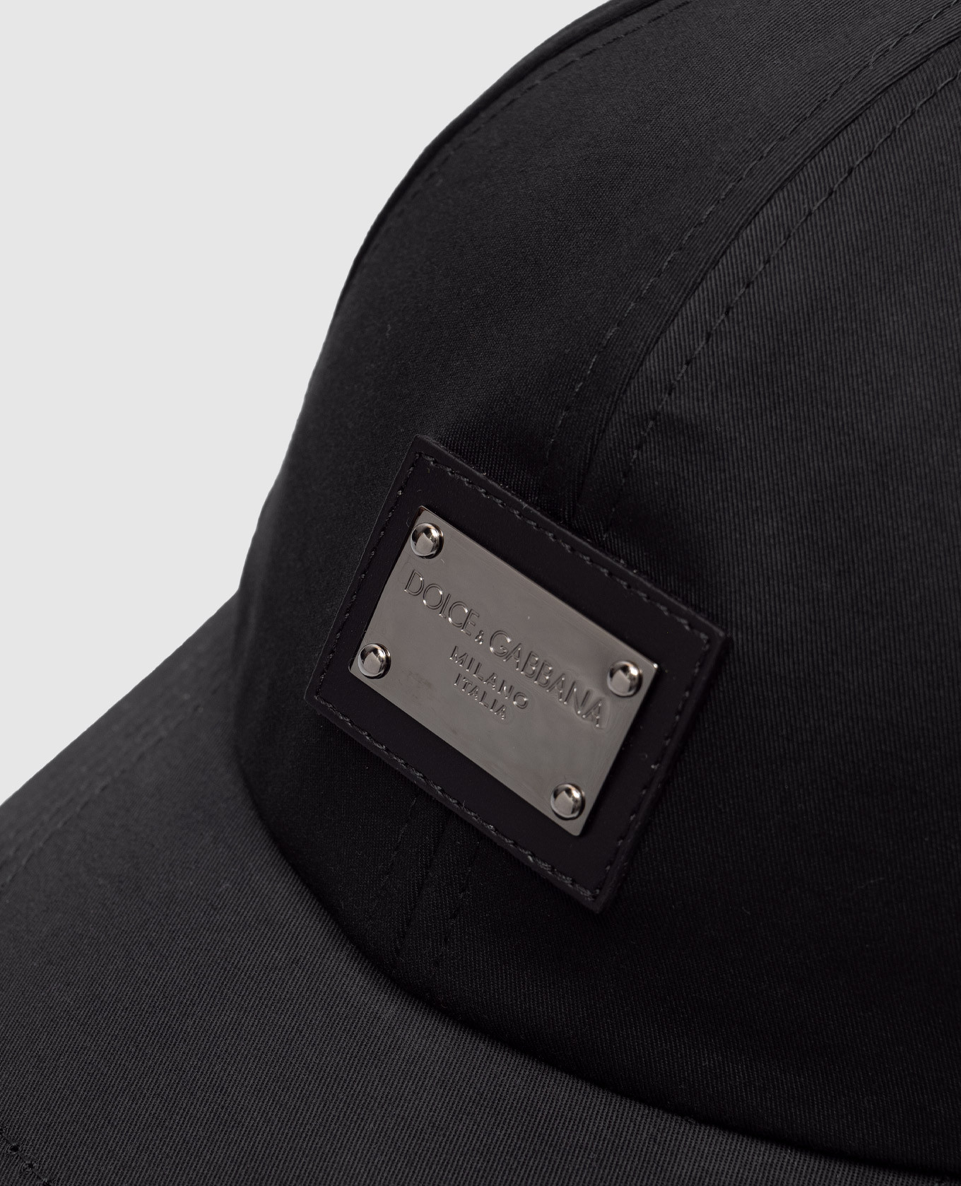 

Black cap with logo Dolce&Gabbana