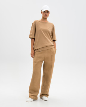 Ami Paris Brown insulated track pants UTR806749