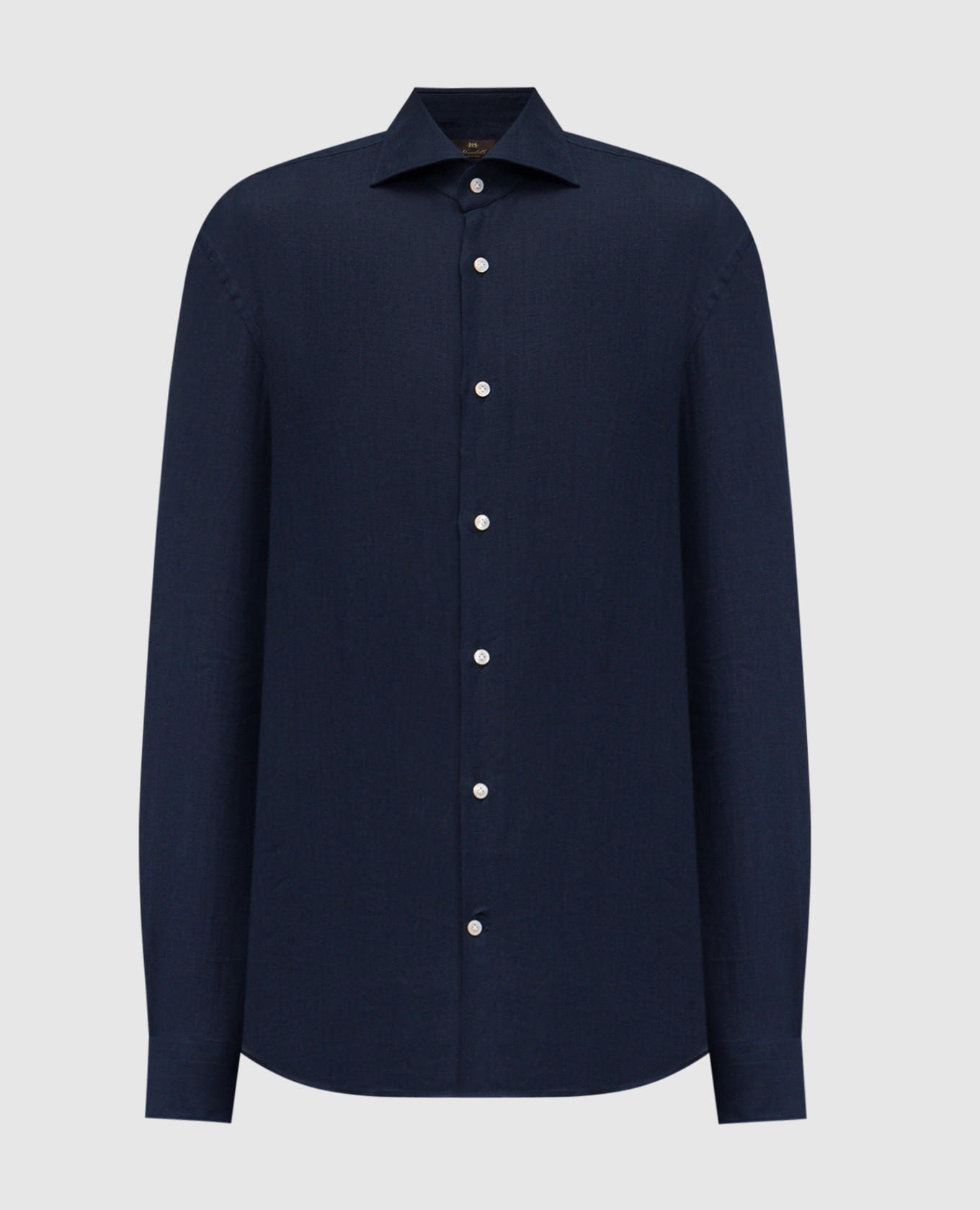 Blue linen shirt Enrico Mandelli