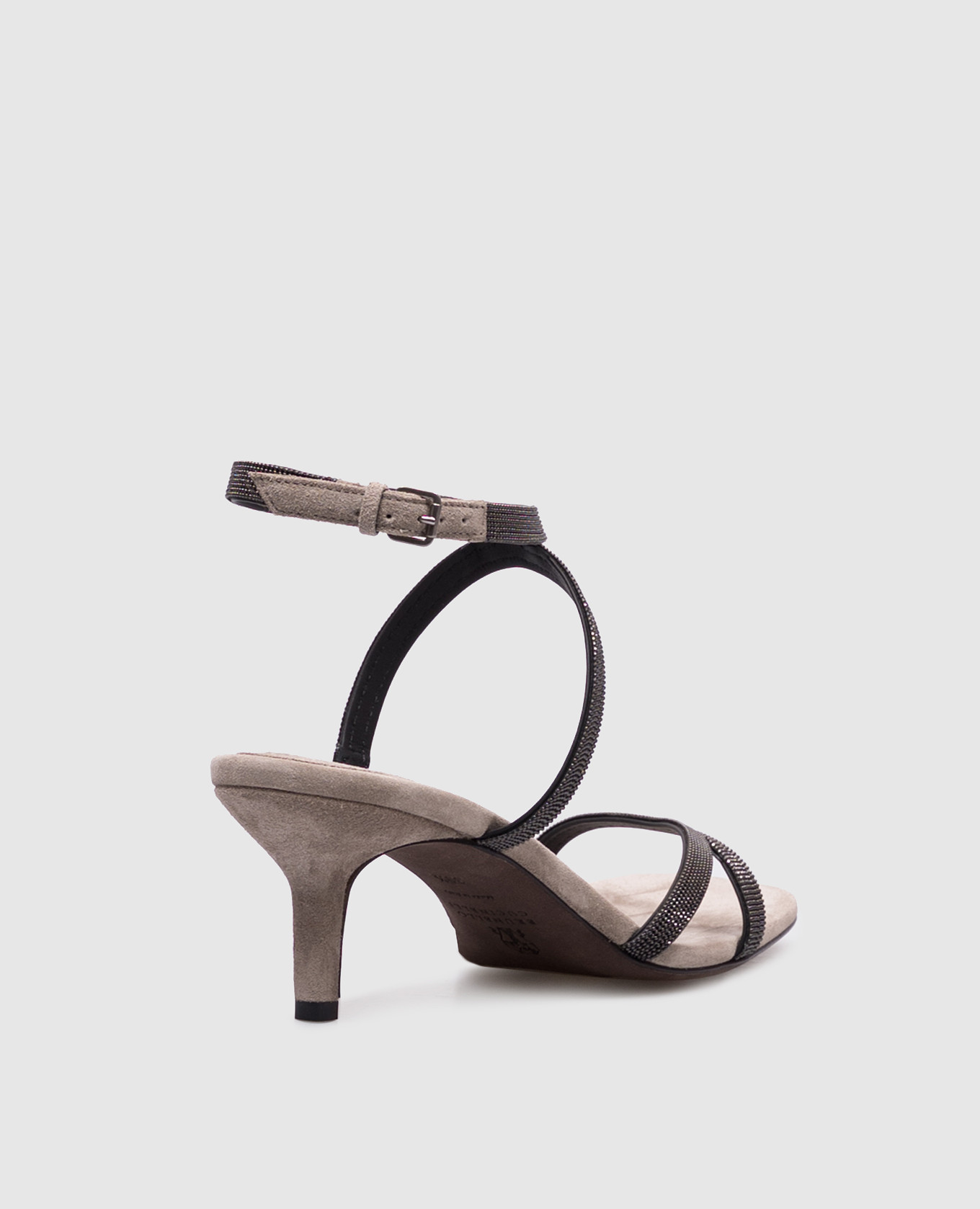 

Beige sandals with a monil chain Brunello Cucinelli