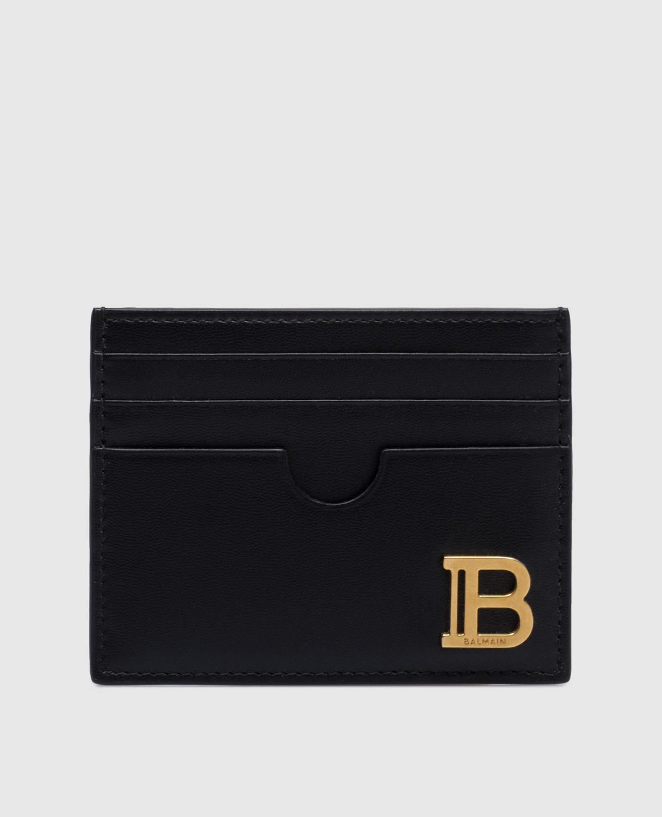 

B-Buzz black leather cardholder Balmain