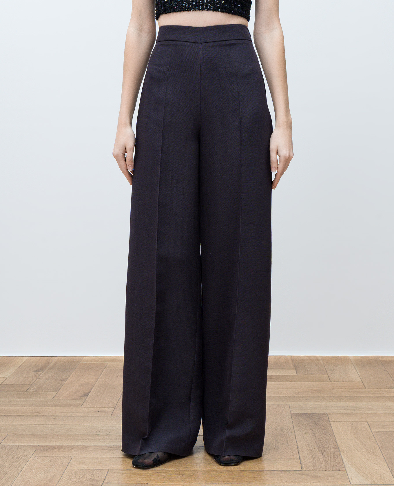 

Purple Alane wool and silk pants JOSEPH, Violet