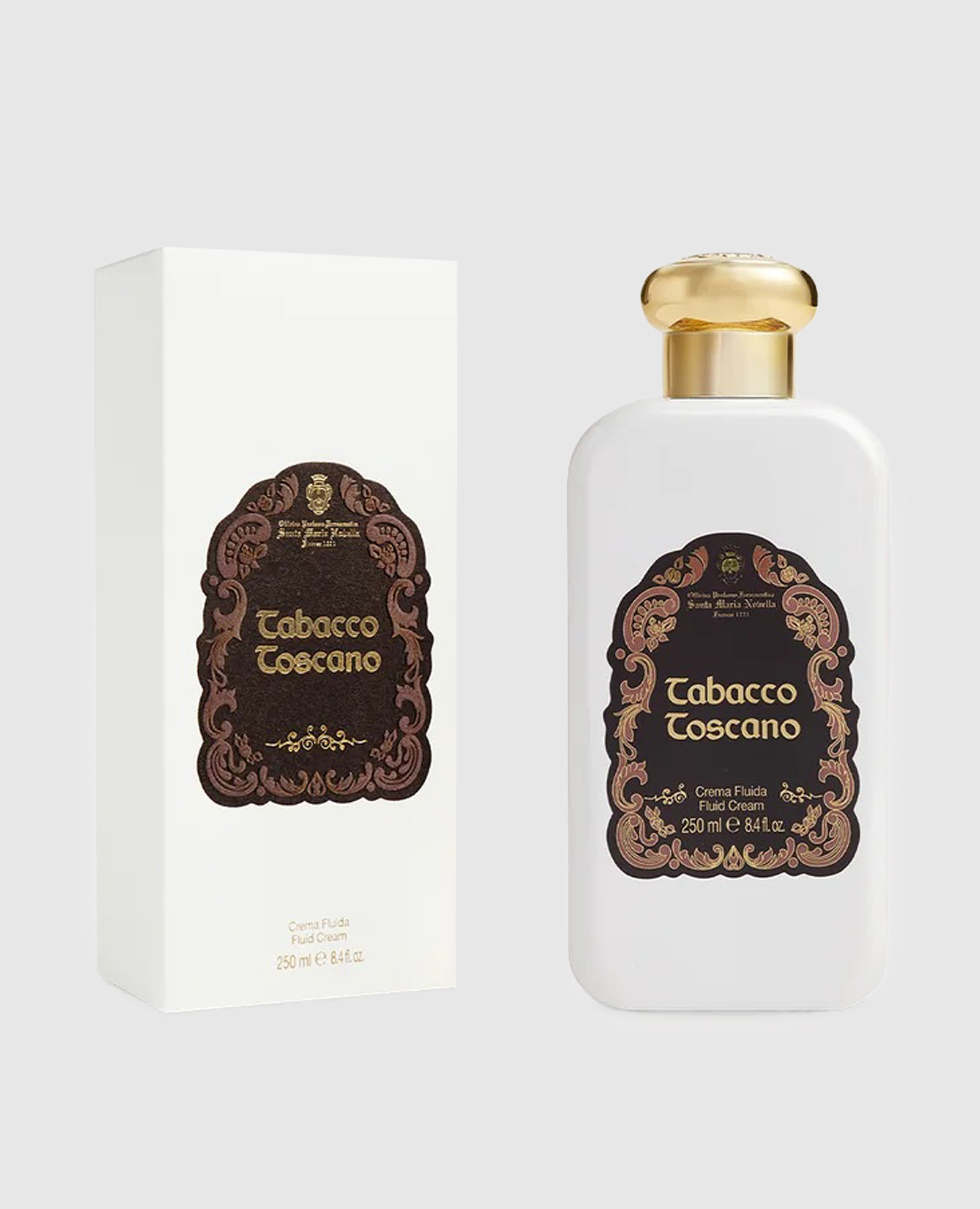 Men's body cream-fluid tabacco toscano 250 ml santa maria novella
