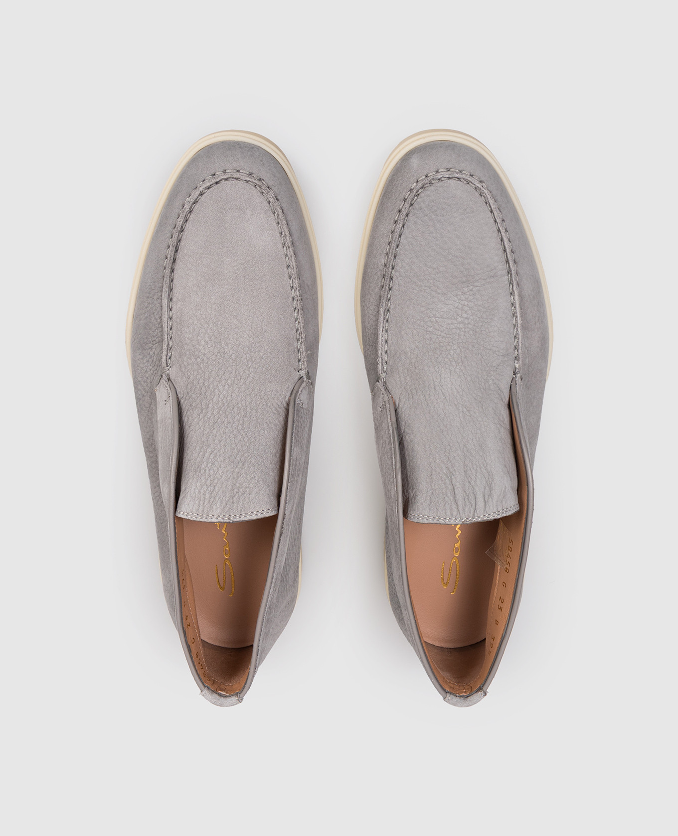 

Gray nubuck deserts Santoni, Grey