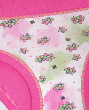 RiminiVeste Emy Bimba baby pink panties with floral print B2825
