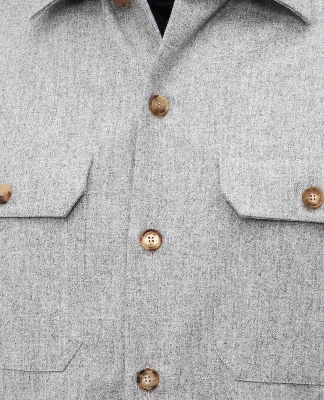 

Gray wool shirt Brunello Cucinelli, Grey