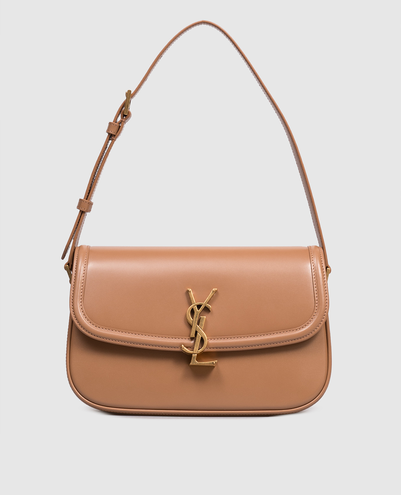 

Beige leather bag SOLFERINO with monogram Saint Laurent