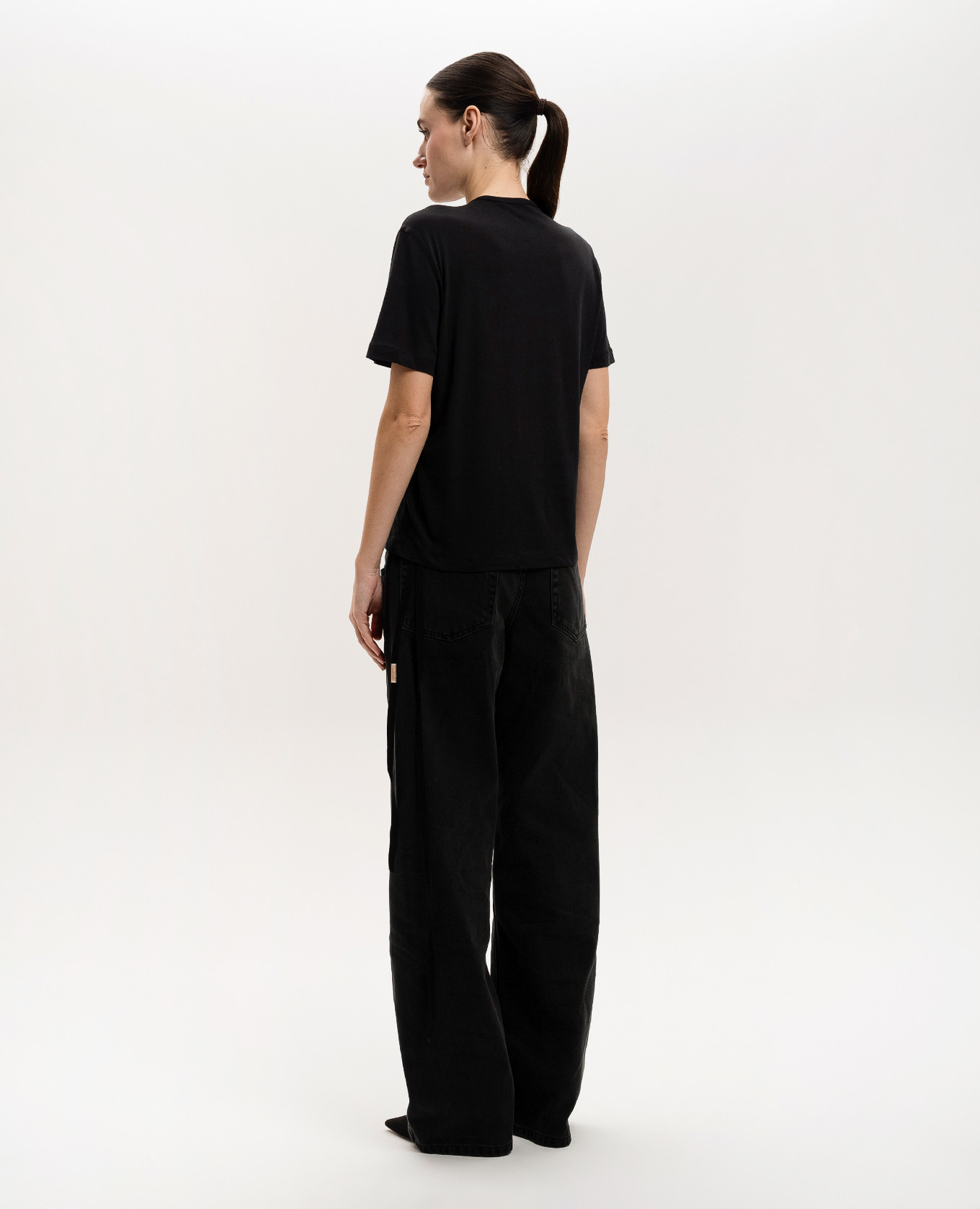 

Black T-shirt with Holy print Ann Demeulemeester