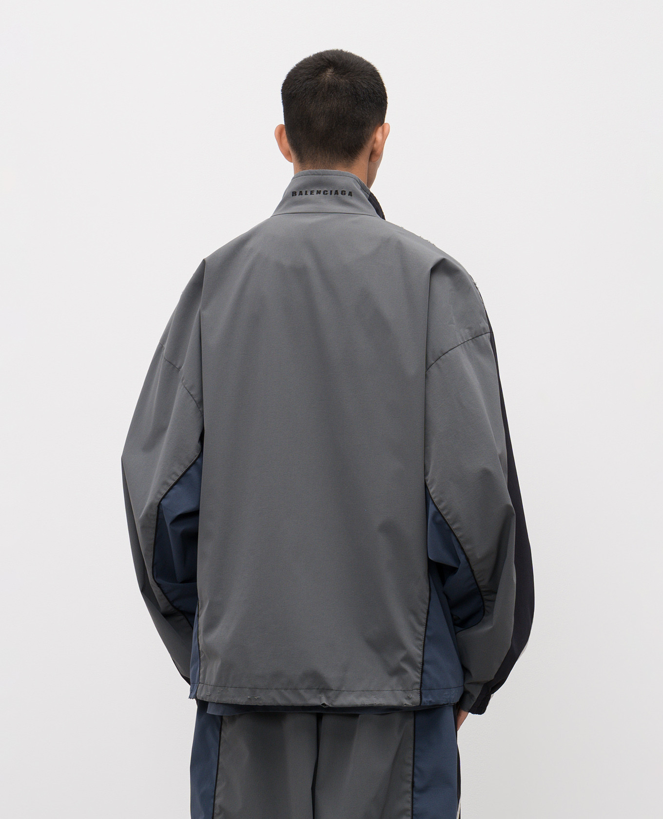 Black 50/50 sports jacket Balenciaga 4