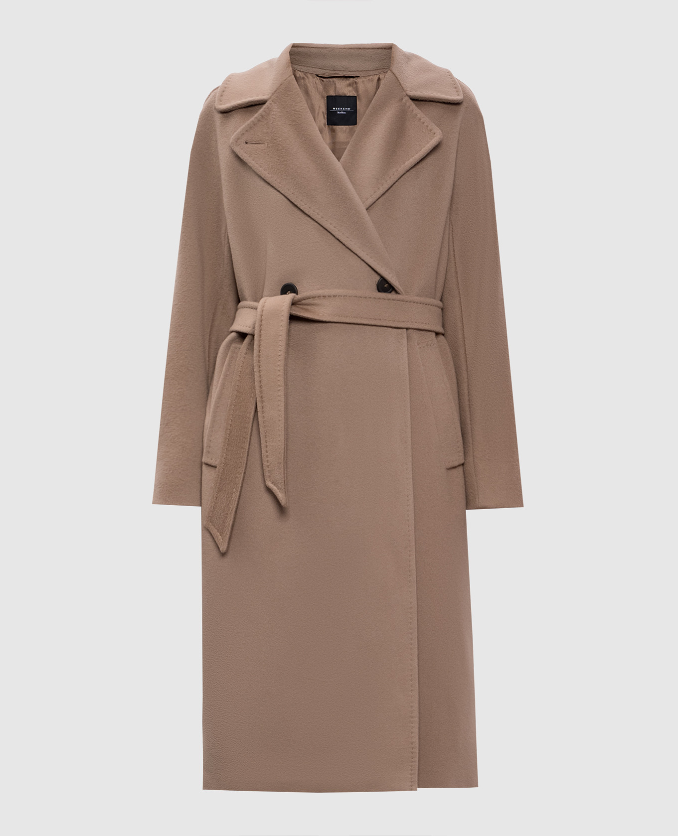 Max Mara Weekend - Resina brown double-breasted wool coat