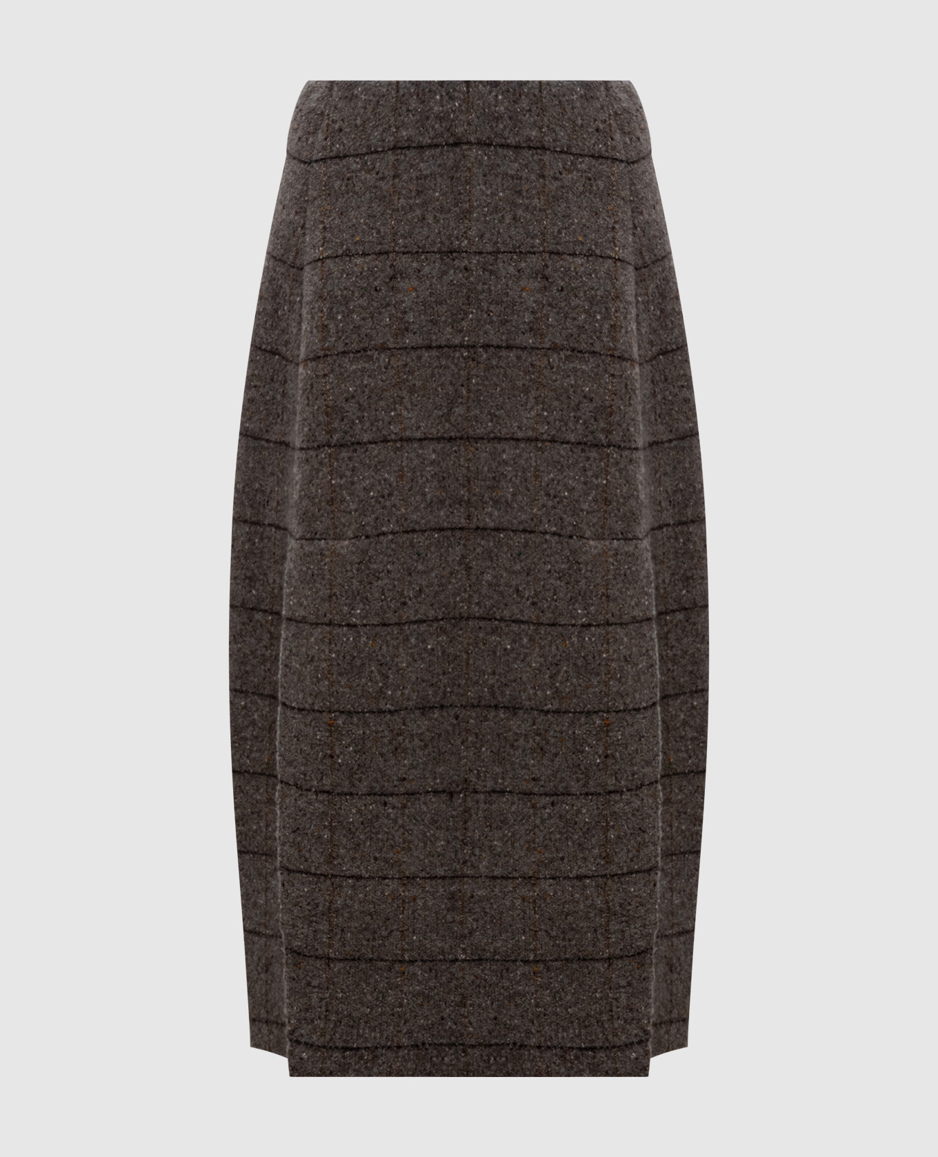 

Gray wool and cashmere skirt BOBOUTIC, Grey