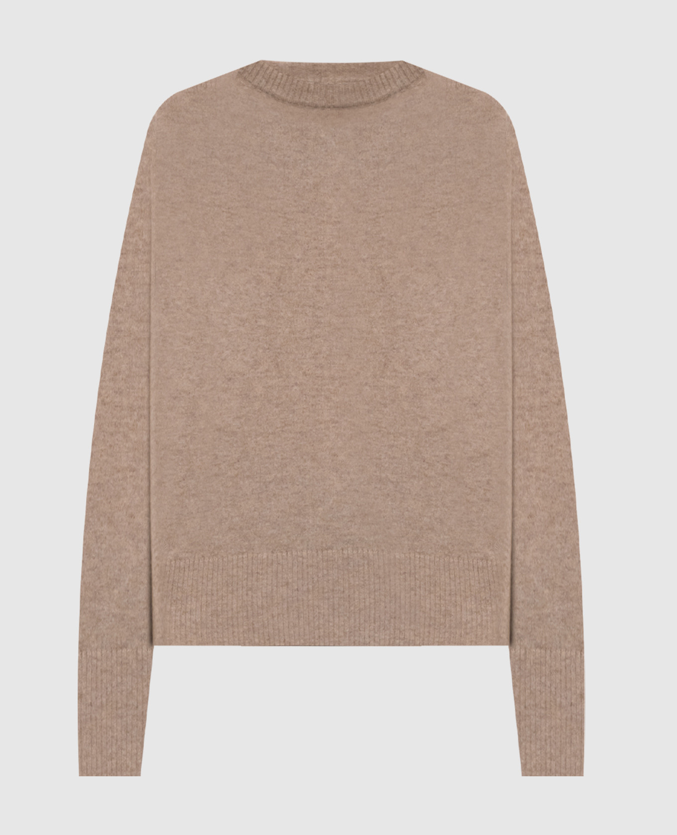 ANAA beige cashmere sweater Loulou de Saison