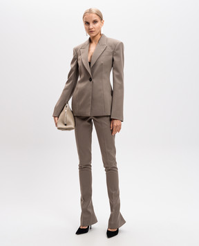 The Attico Beige woolen jacket 250WCG00061WWW046AA