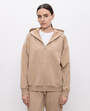 Brunello Cucinelli Beige sports jacket with monil chain MH827FB706