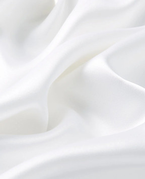 Dore & Rose White silk duvet cover with shiny texture DUVETCOVER180
