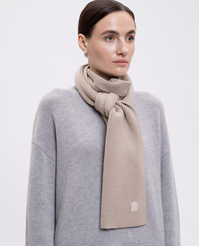 Parajumpers Gray merino wool scarf 25WPASCSC12